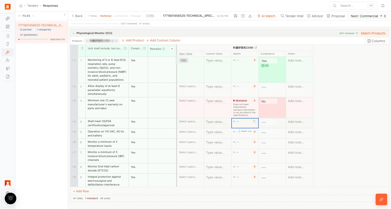 Technical editor: AI compliance check