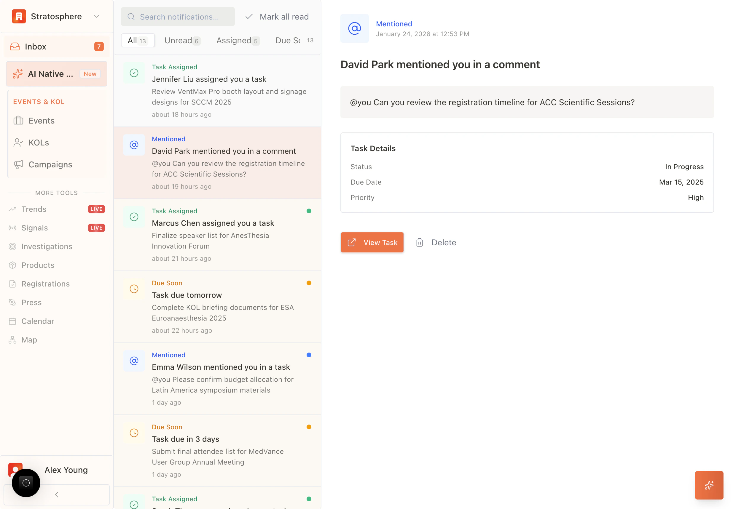 MedStrato AI dashboard with prompt input and templates