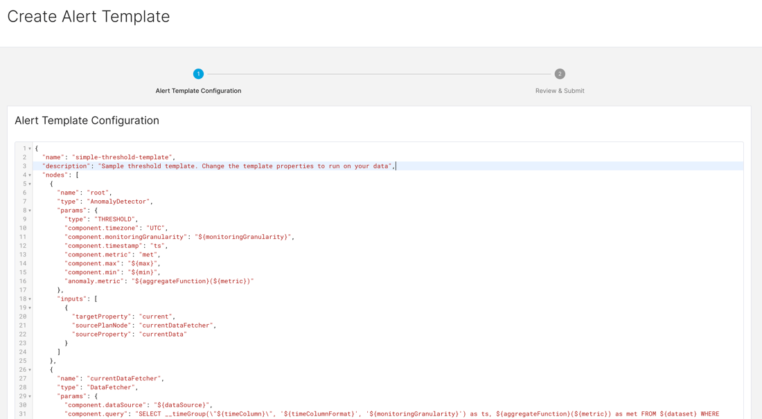 Alert Program Mario Template Alert Templates - StarTree Docs