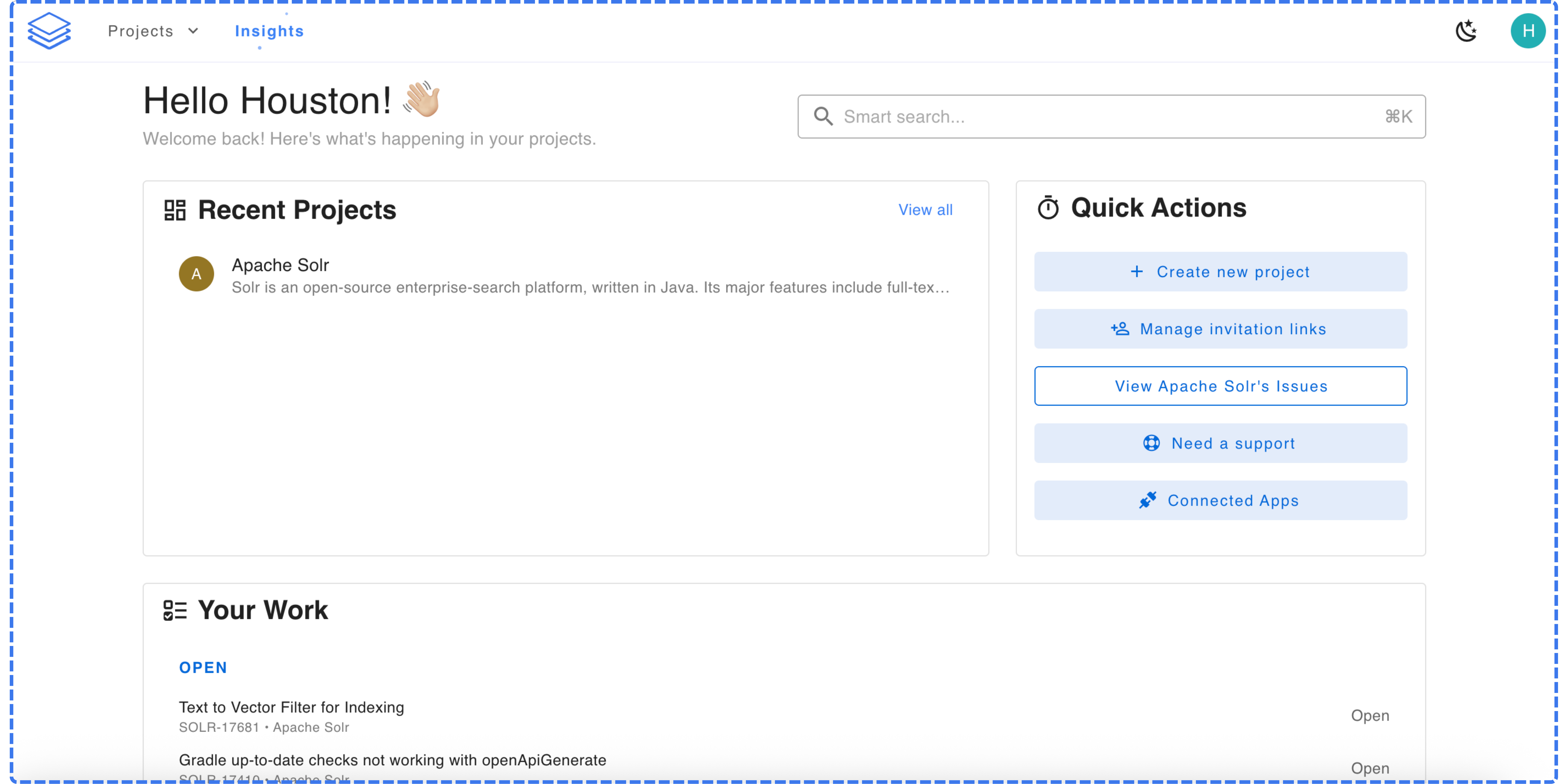 Stash Home Page