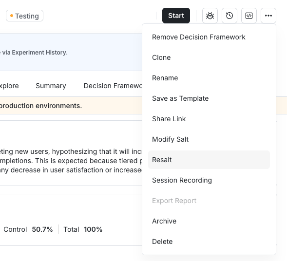 Lower environment resalt
