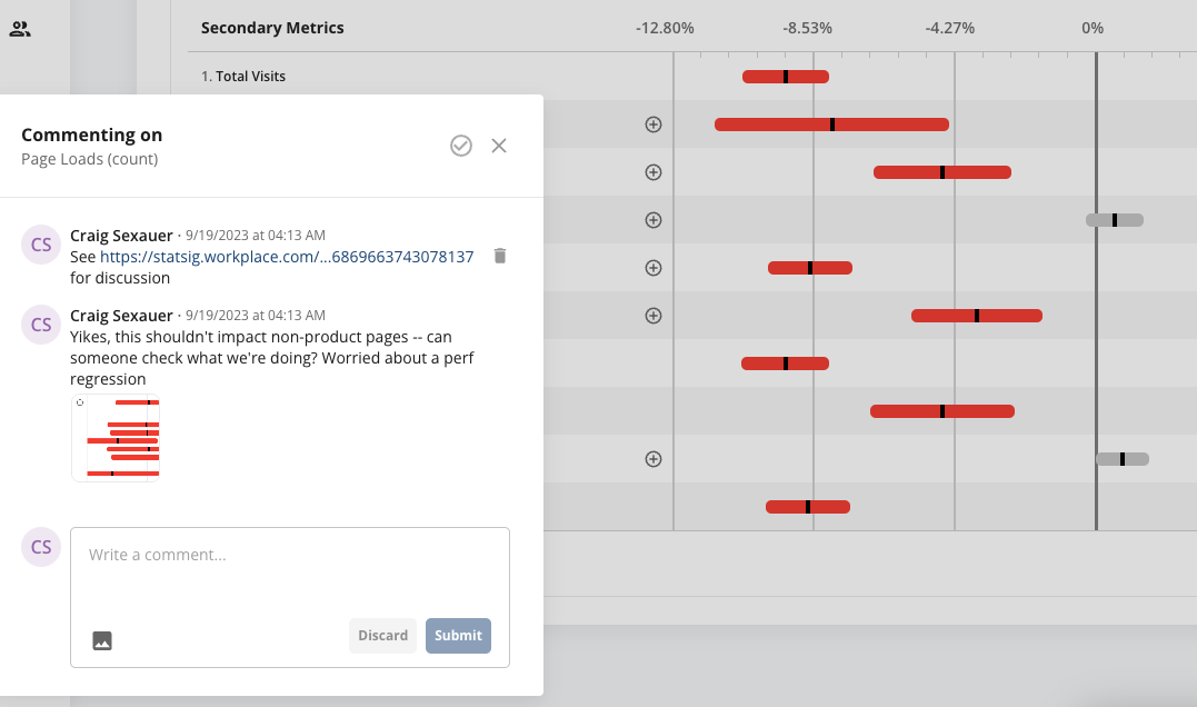 Report export preview showing PDF layout
