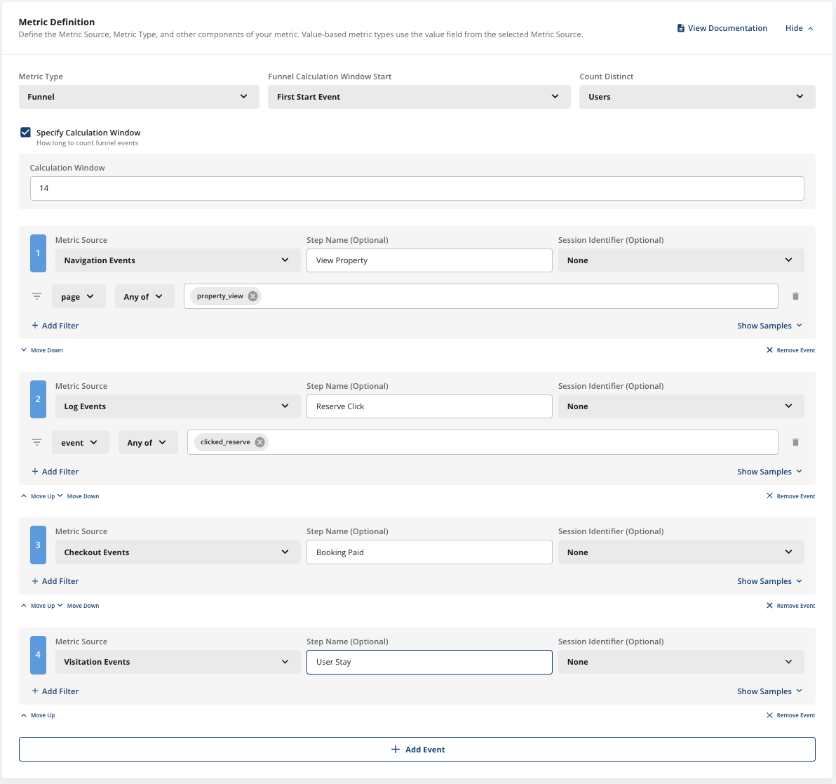 Checkout Funnel Setup