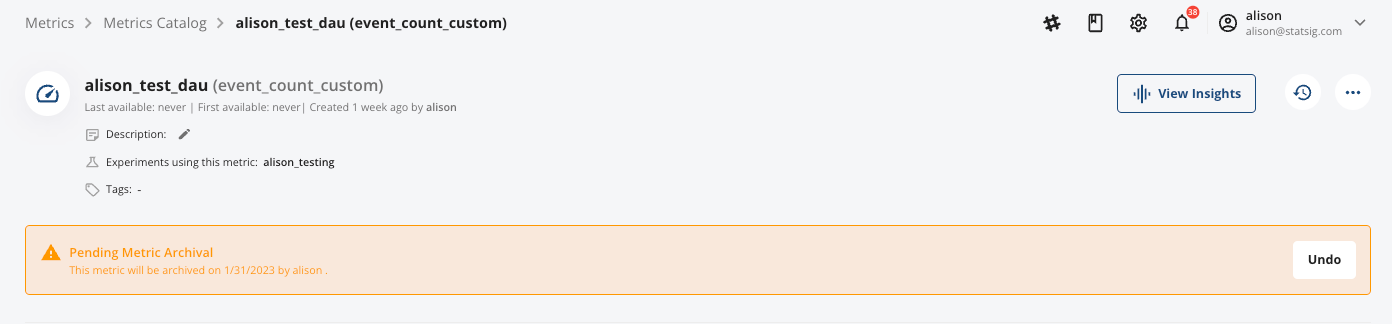 Archive Grace Period