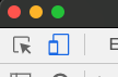 Chrome DevTools mobile device toolbar icon