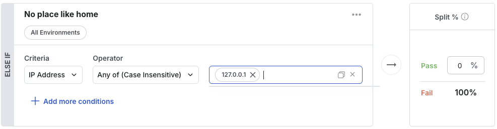 Matching IP Addresses example
