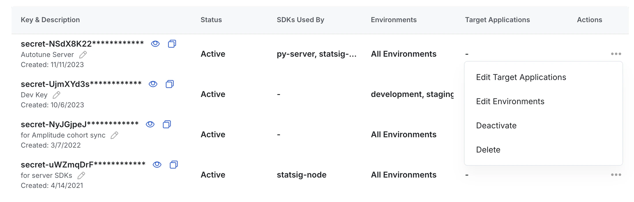 Project Settings