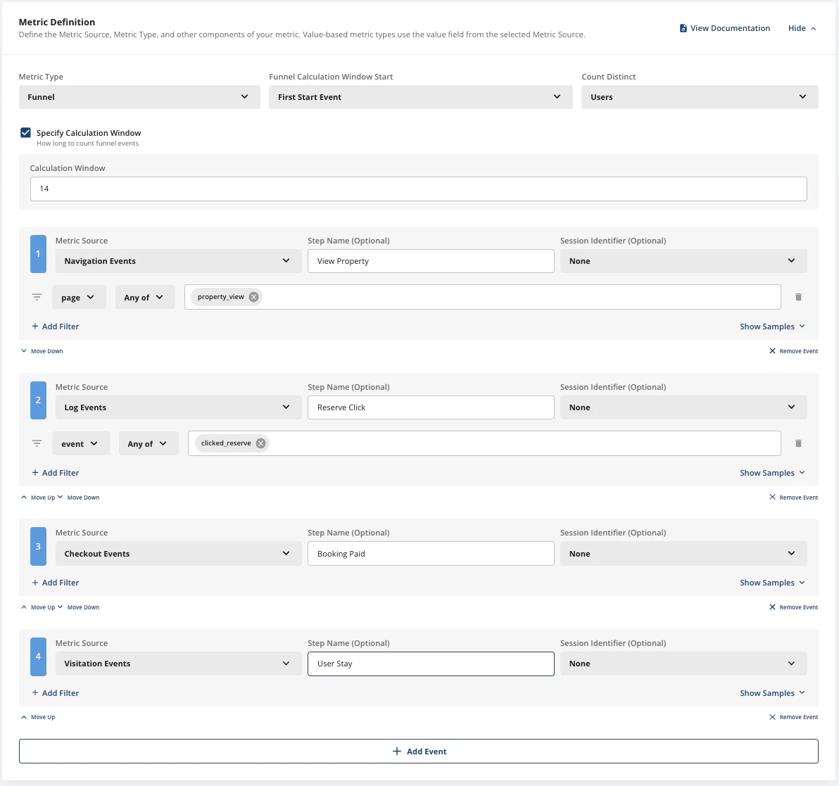 Checkout Funnel Setup