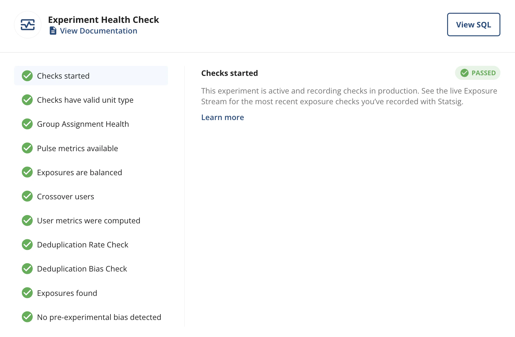 Diagnostic health check image