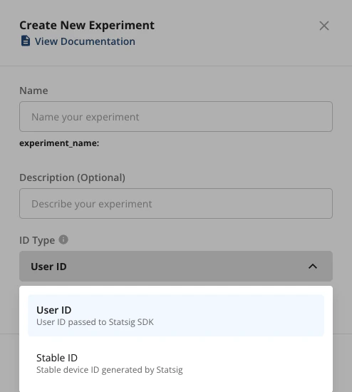 Stable ID Setup