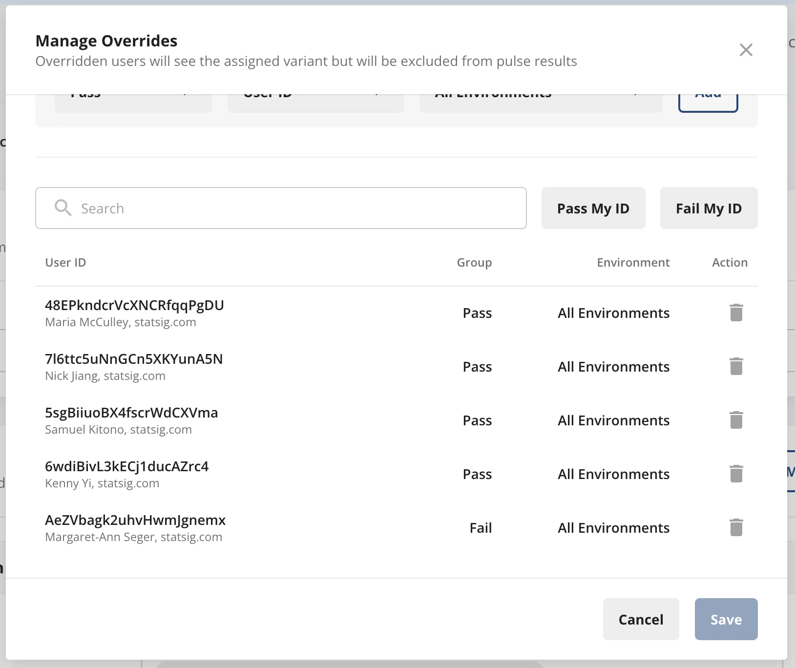ID resolver usage across console interfaces