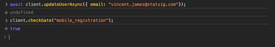 Gate returning true via email rule