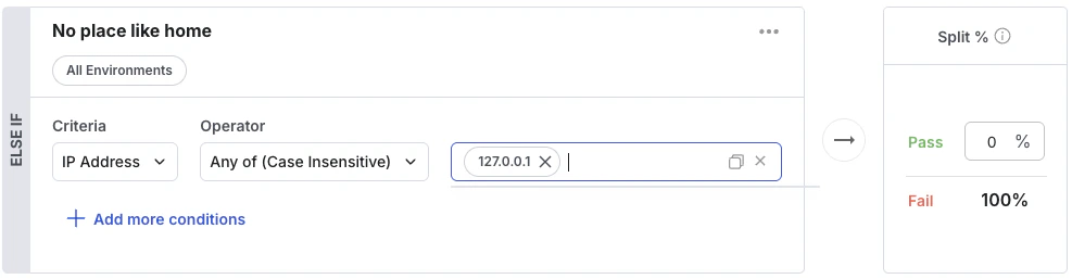 Matching IP Addresses example