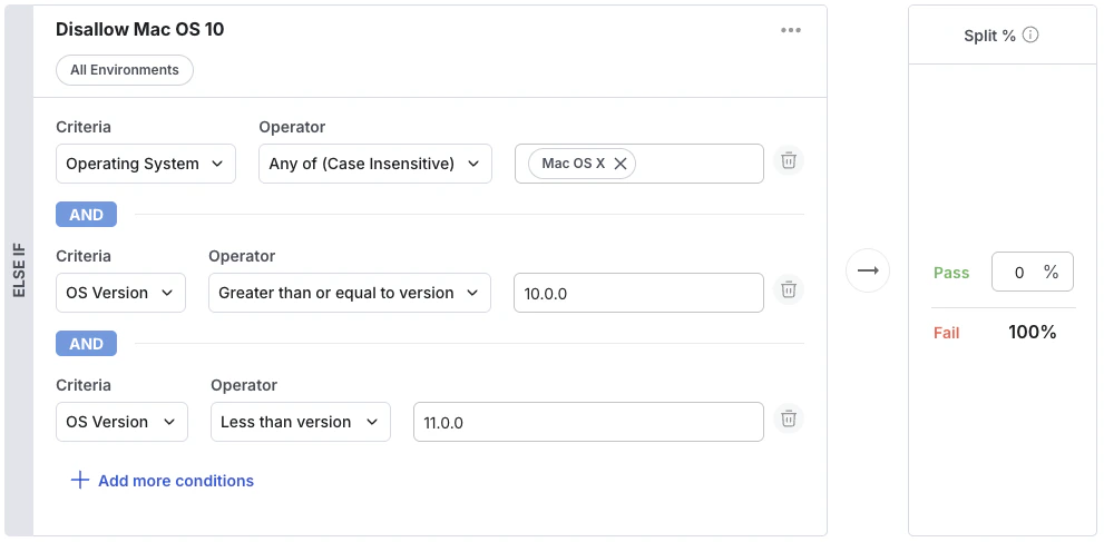 OS name and version example