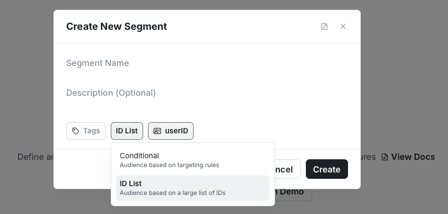 statsig-segment-config