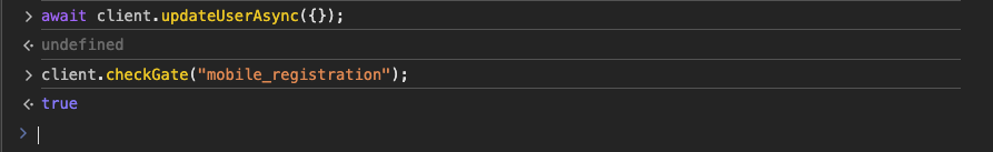 Gate returning true for mobile rule