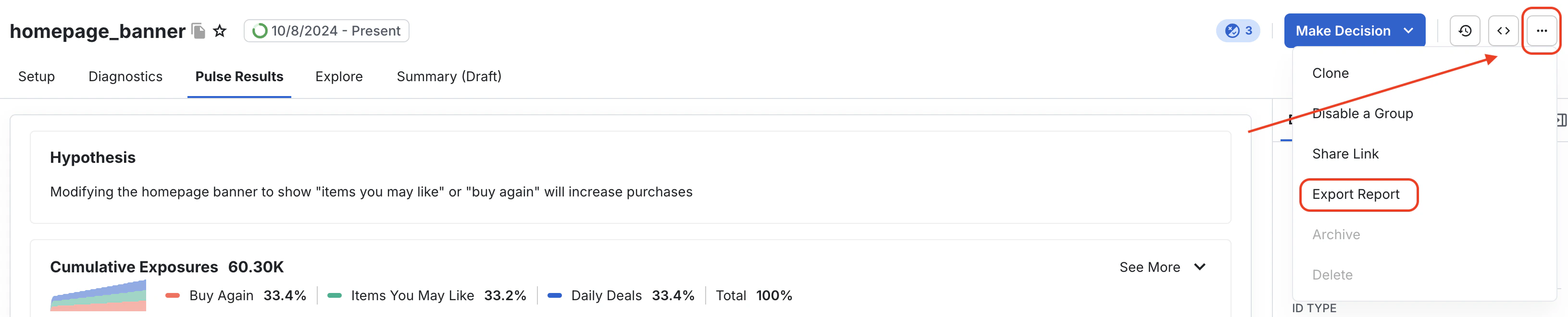 Finding Export Report