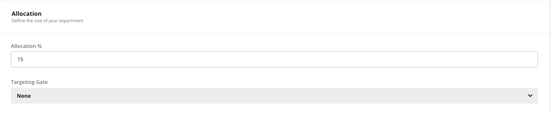 Allocation Panel
