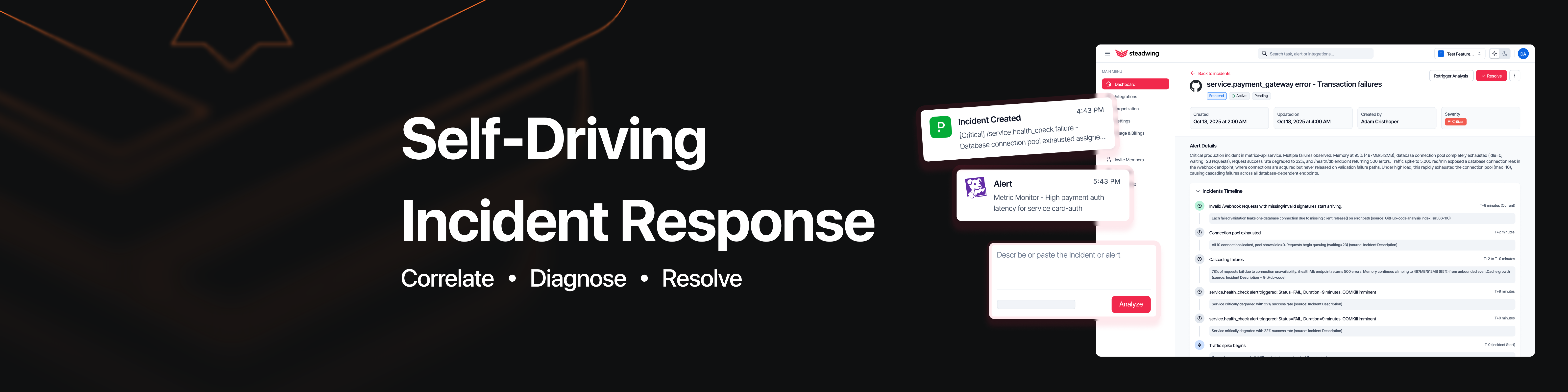 Steadwing - Autonomous Incident Response Platform