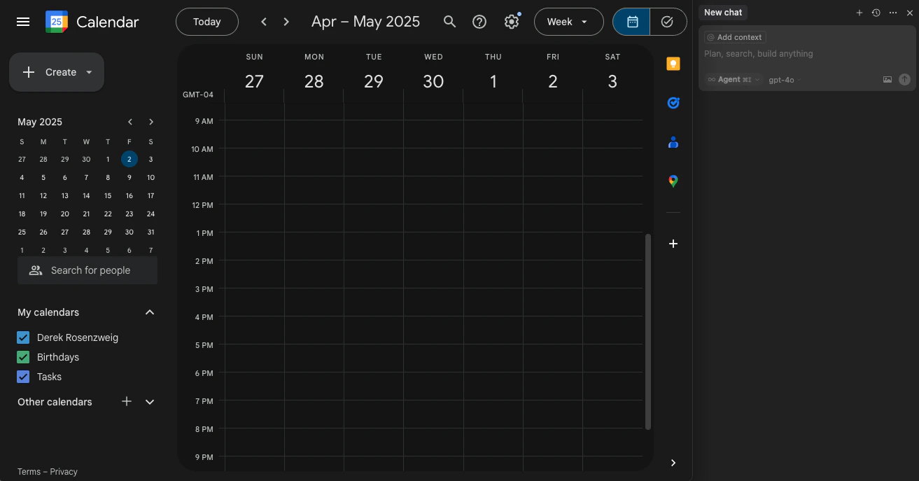 CursorCalendar Screenshot