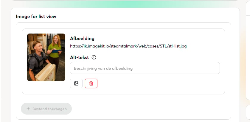Een afbeeldingsveld met alt-tekst