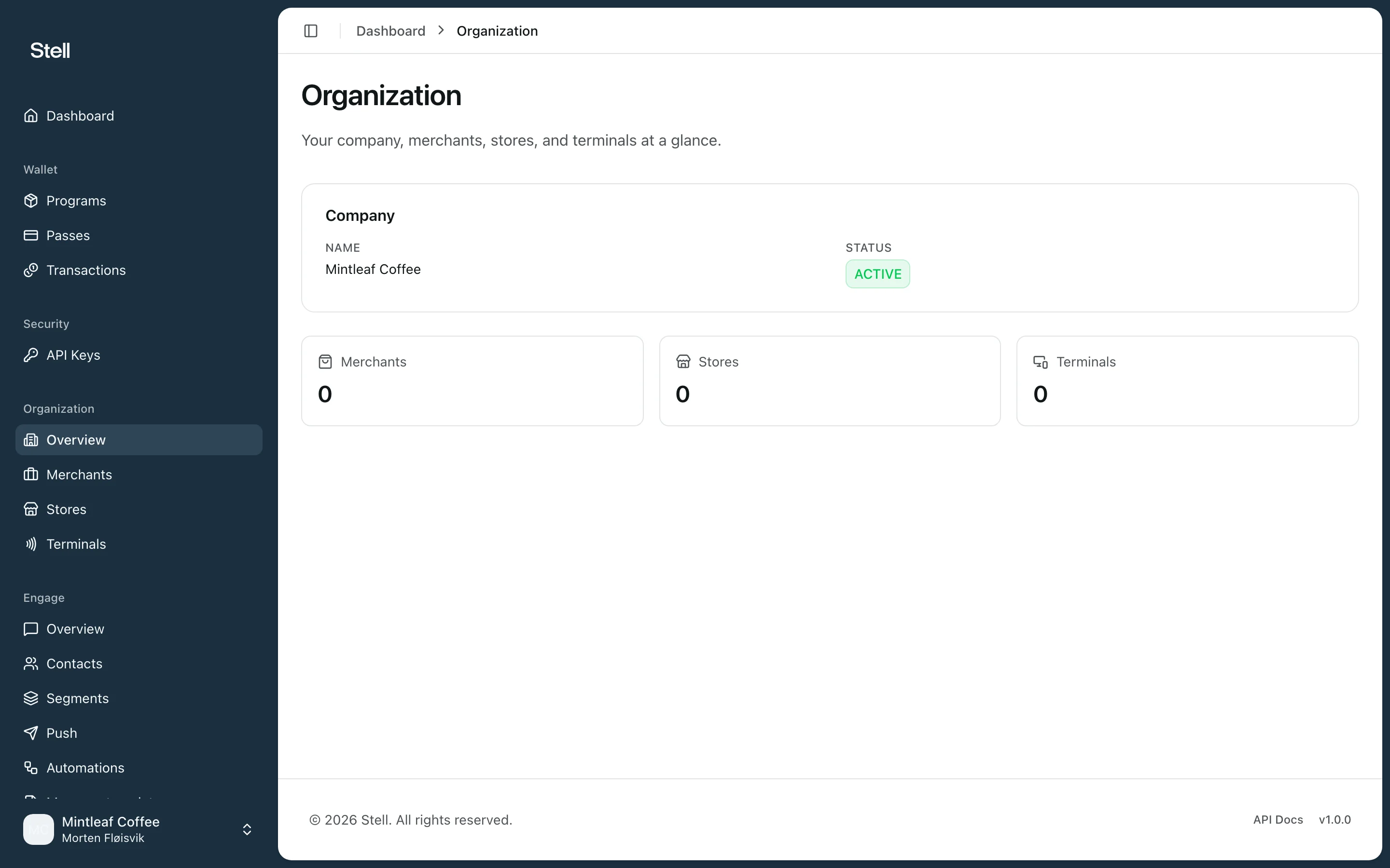Organization overview
