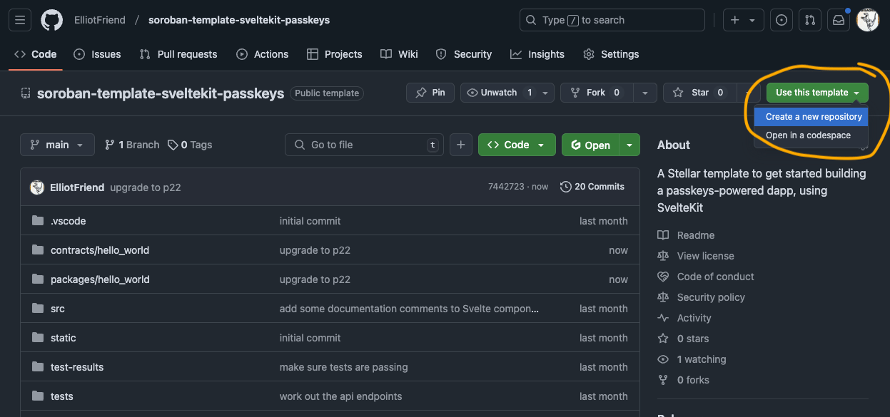 Github Template Project