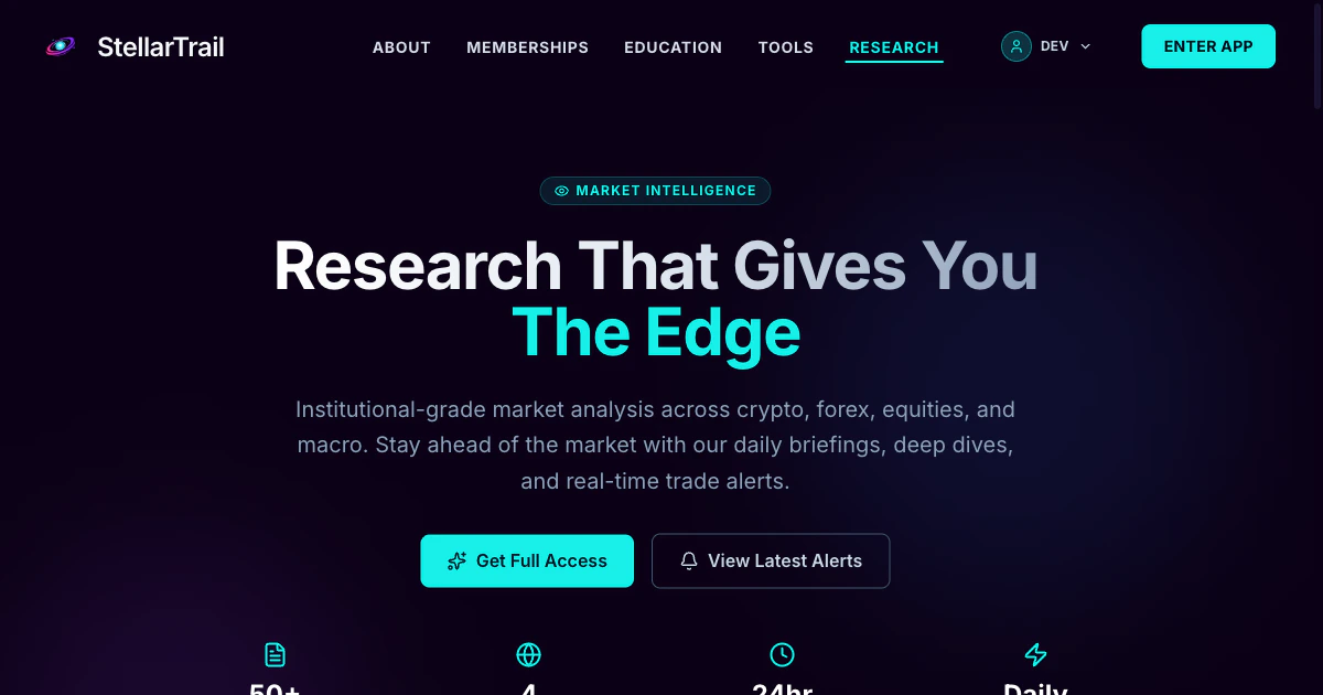 StellarTrail Market Intelligence