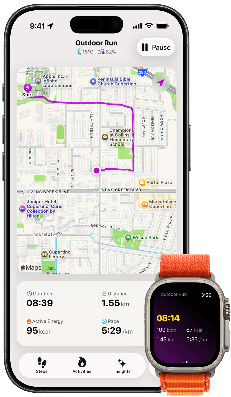 Apple Watch workout metrics