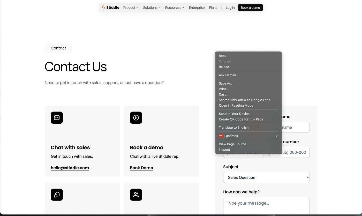 Right-click → Inspect
