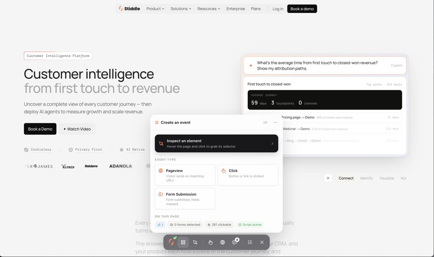 Create an event menu