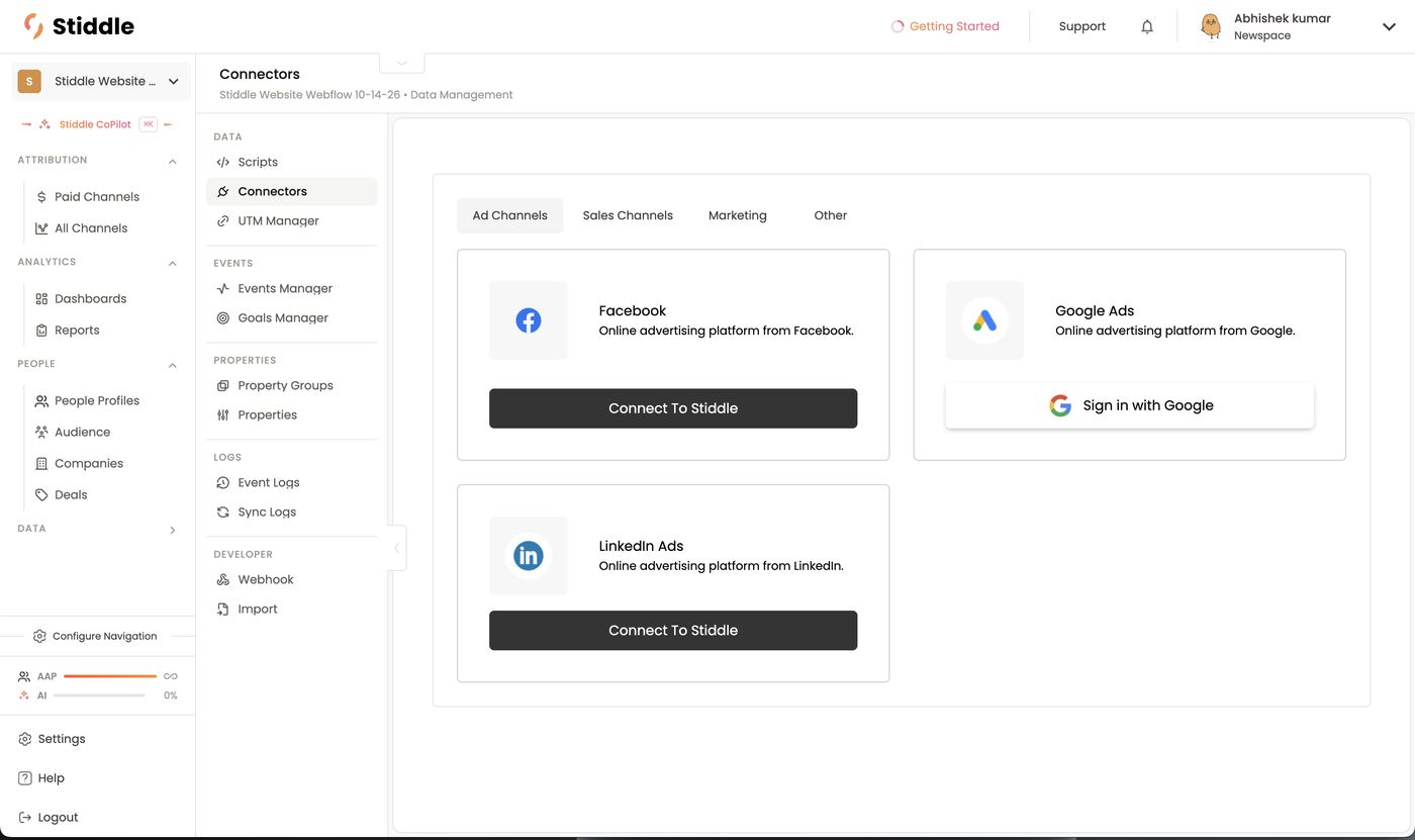 Connectors — Ad Channels