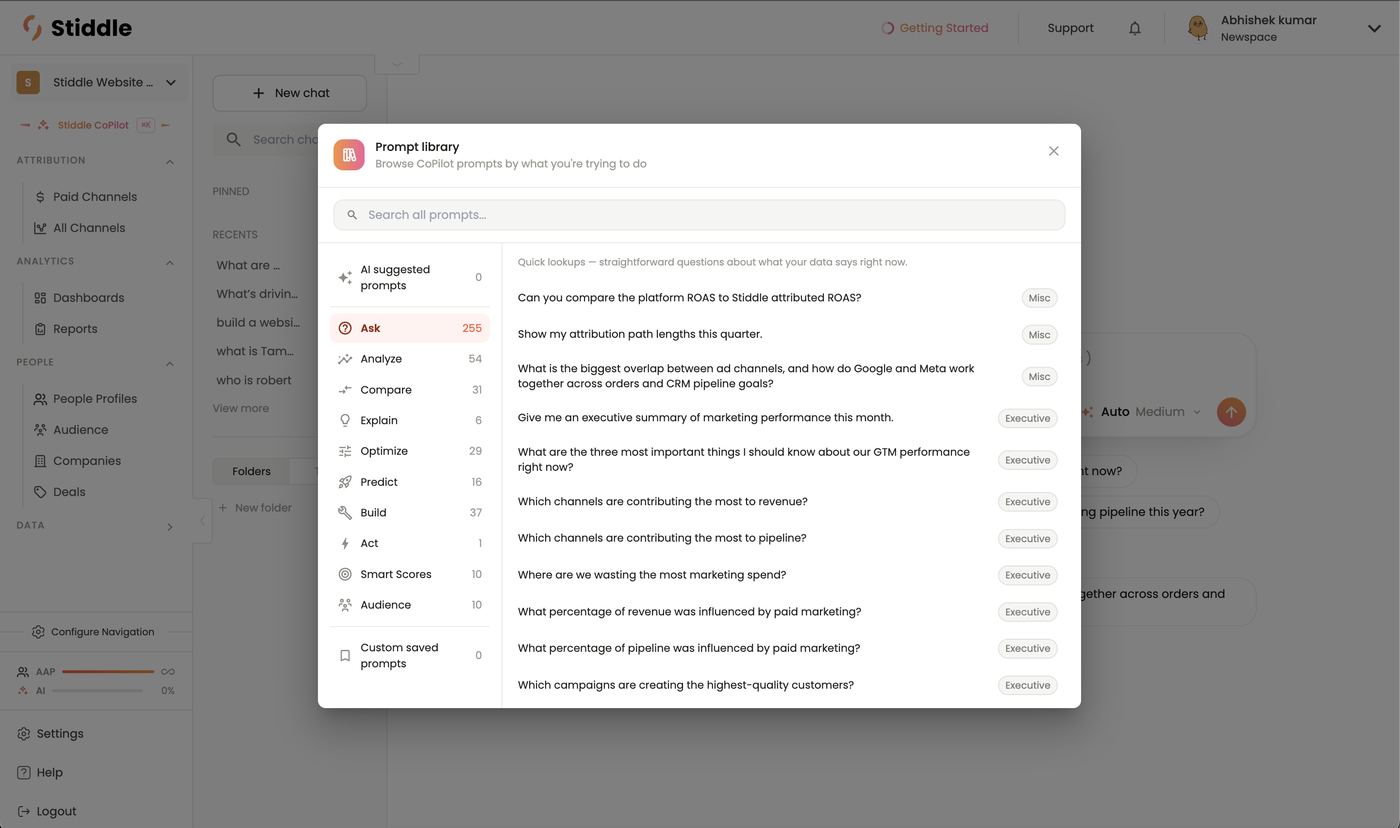 Prompt library