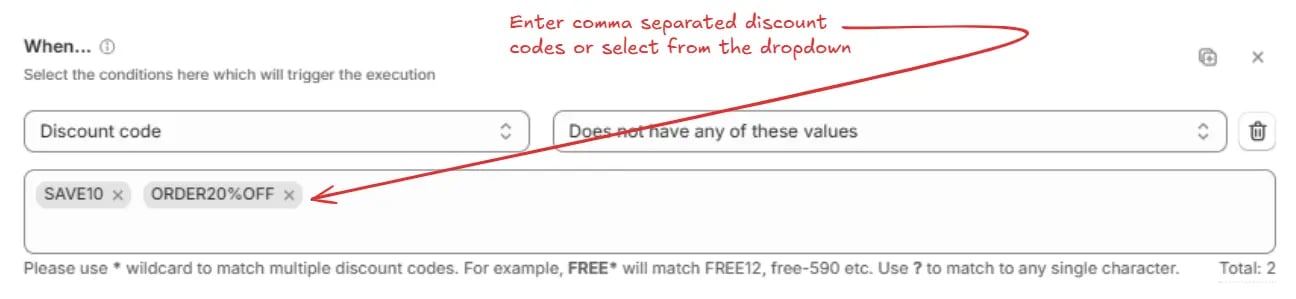 Codes de réduction
