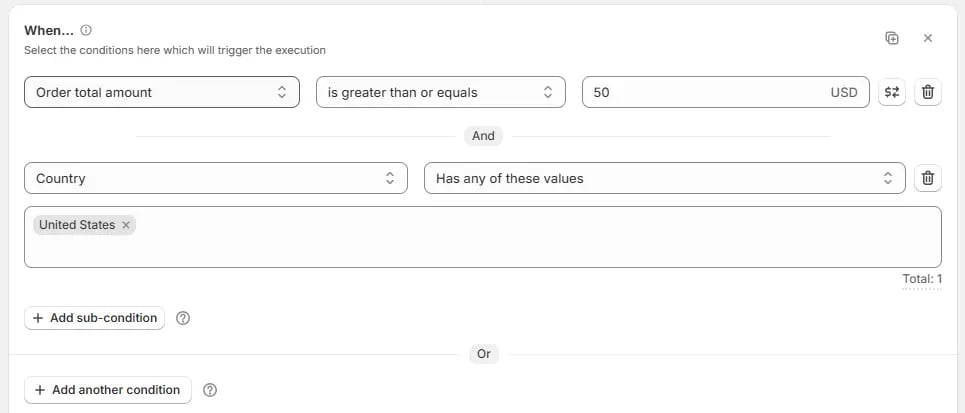 Select Condition