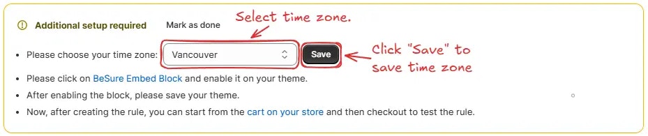 Select Timezone