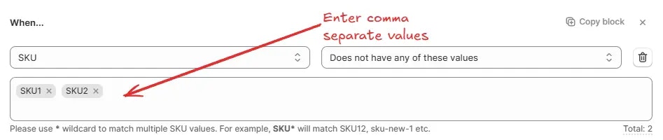 SKUs
