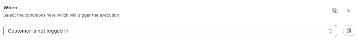 Kunde ist nicht eingeloggt