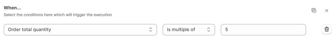 Ist ein Vielfaches der Gesamtbestellung