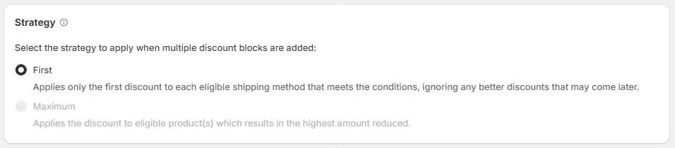 Strategie Versandrabatt