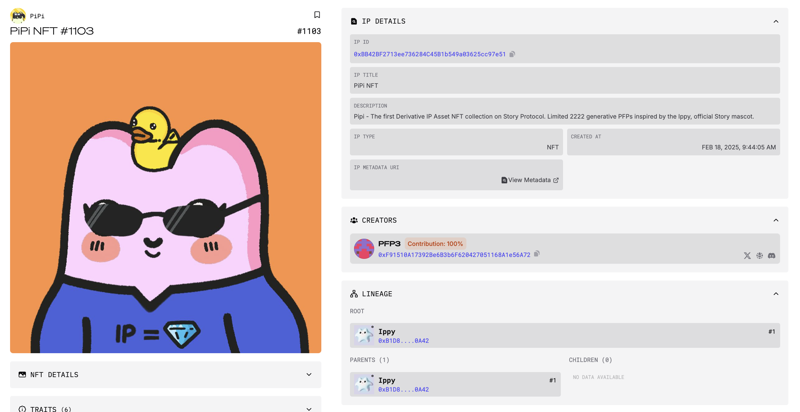 In the bottom right, you can see Ippy is the root IP of this PiPi.