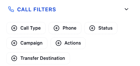 Call Filters