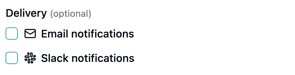 Delivery options