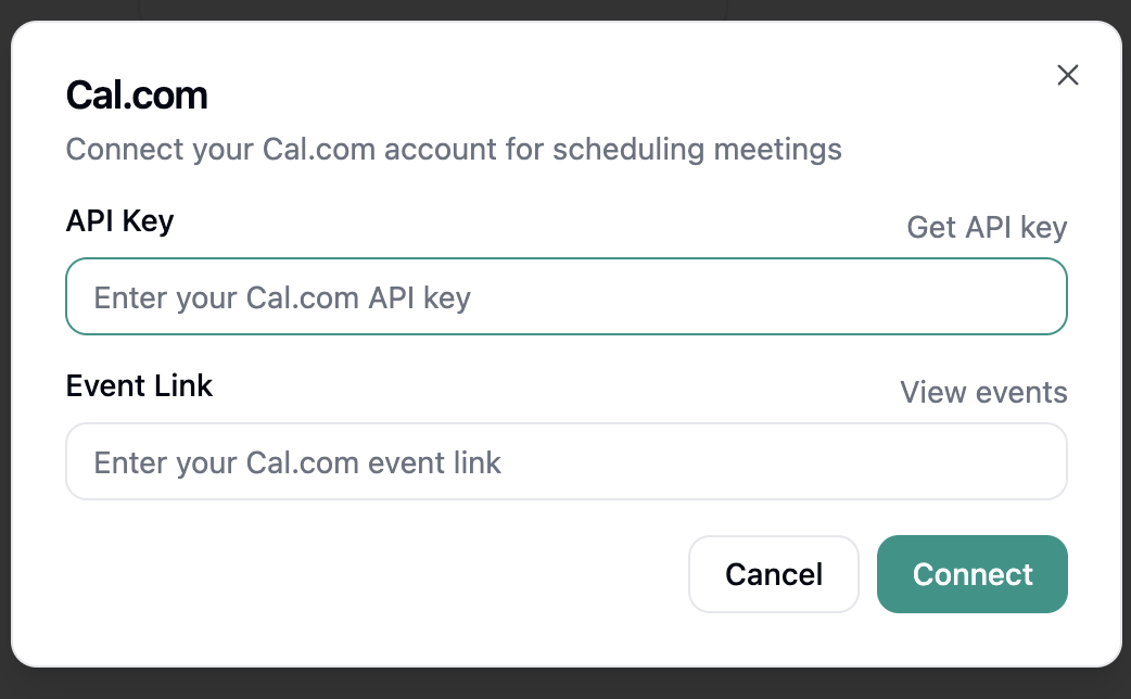 Cal.com Configuration