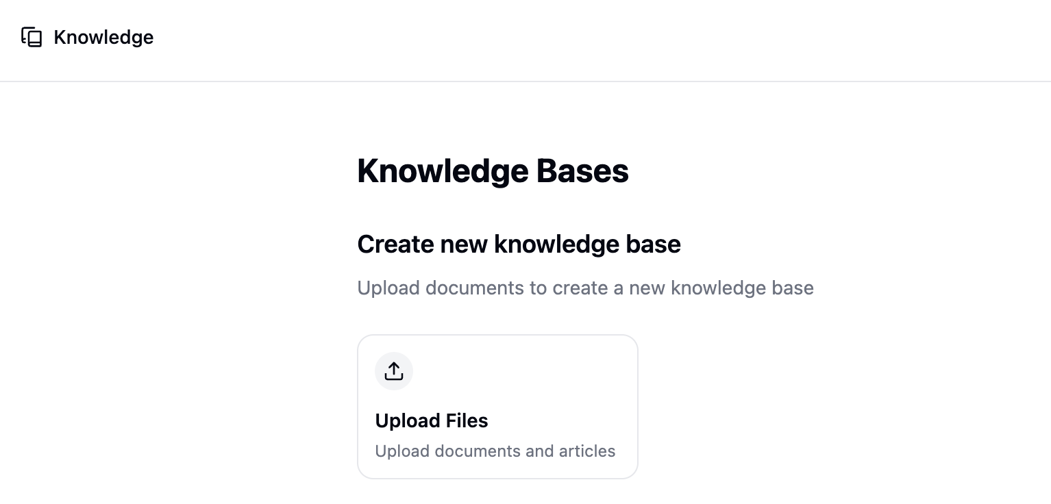 Knowledge Base Step 1