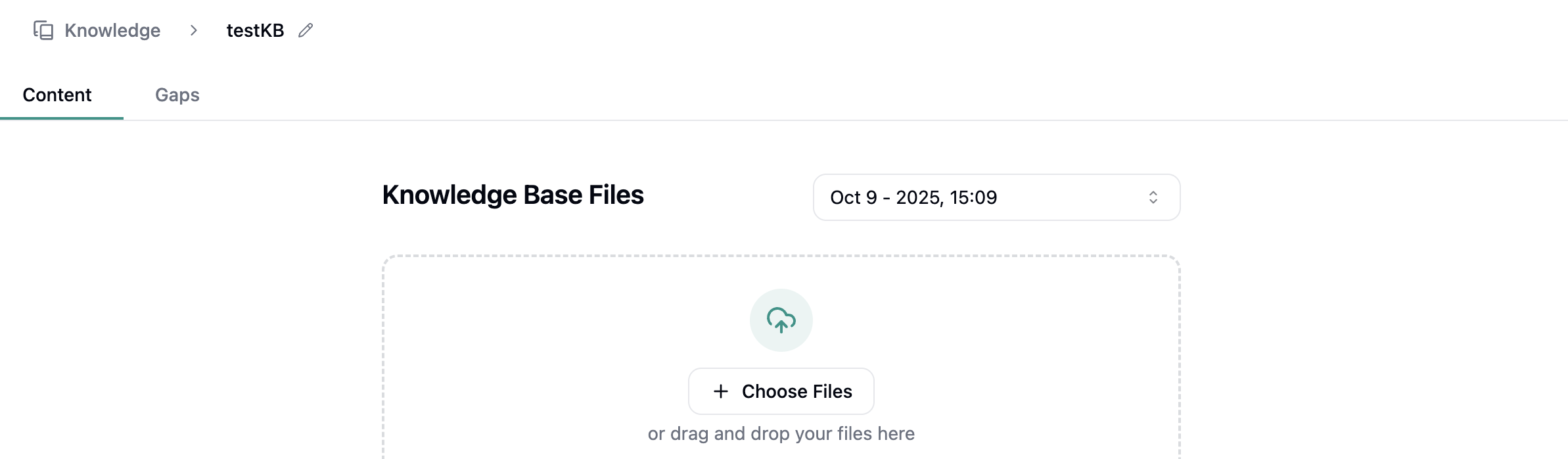 Knowledge Base Step 3