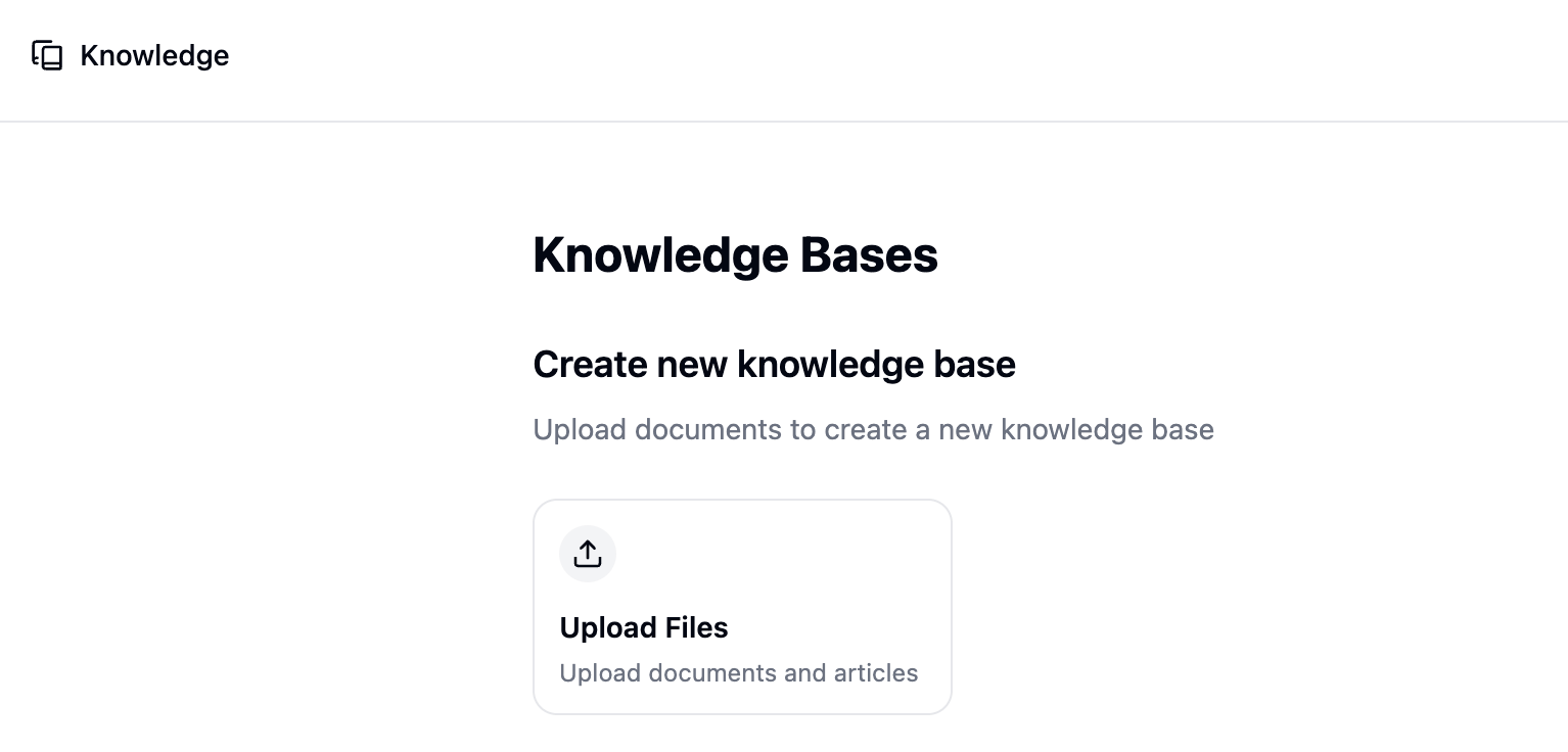 Knowledge Base Step 1