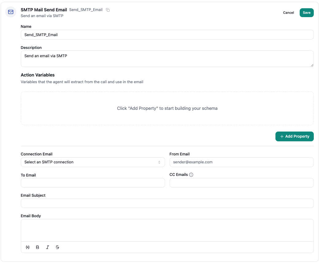 SMTP Mail Configuration