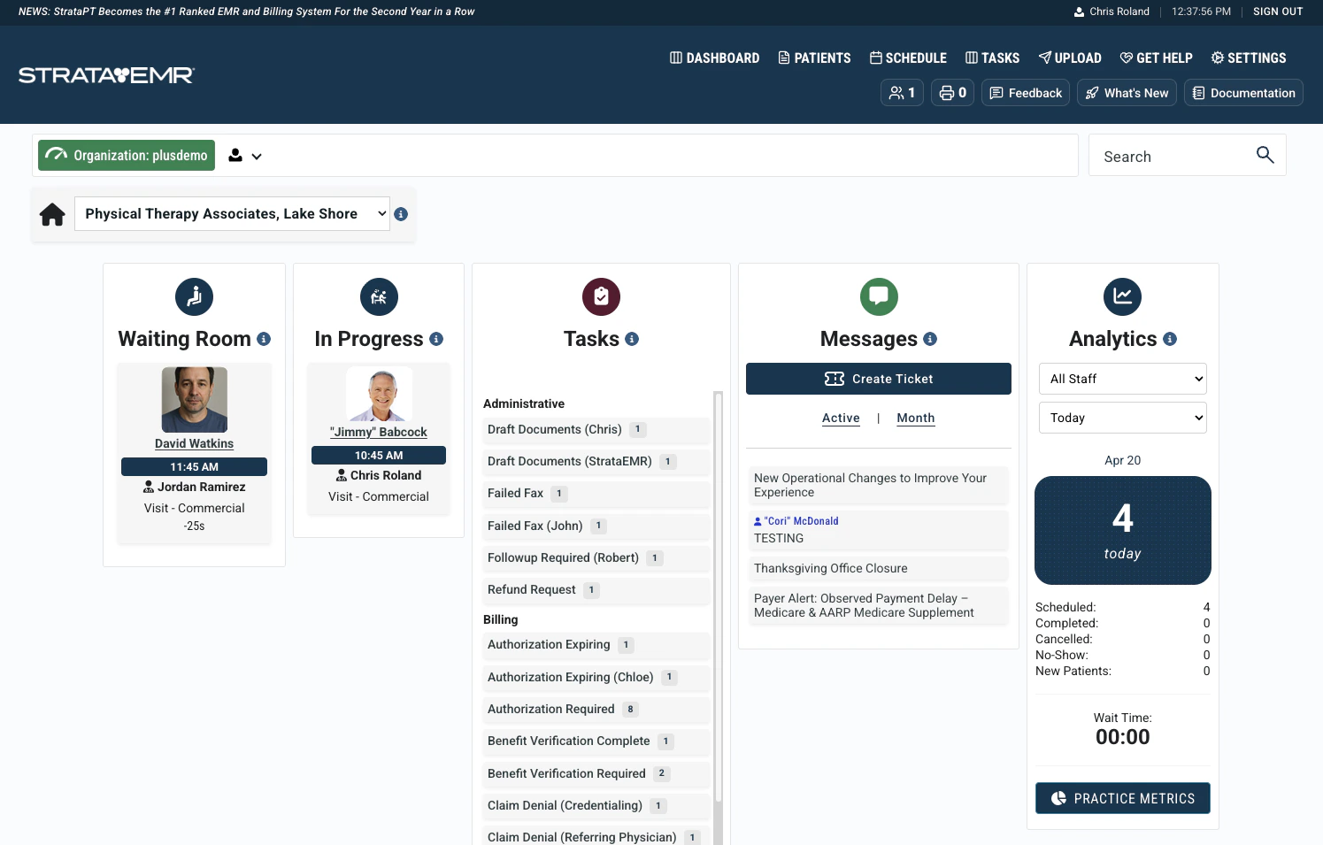 Strataemr Dashboard