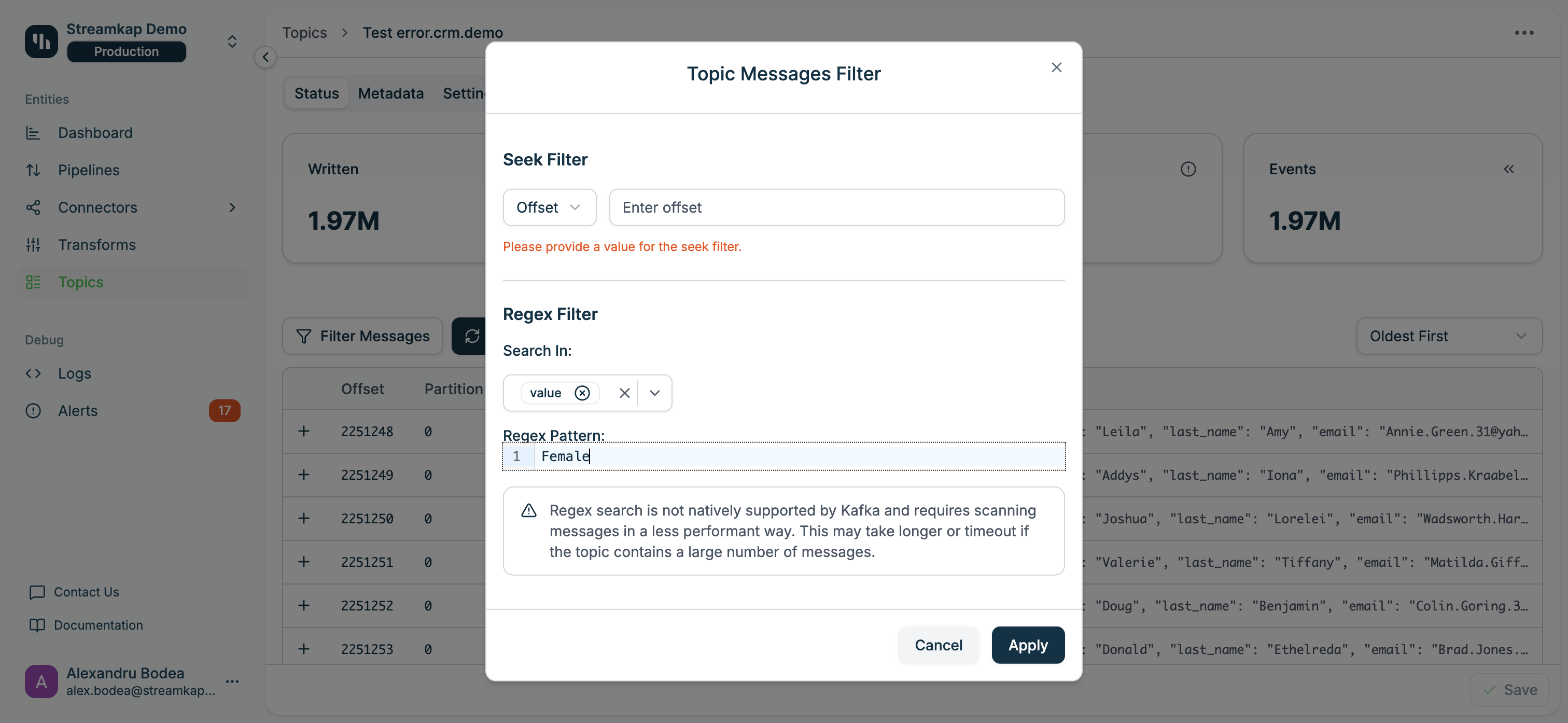 Regex Pattern Example